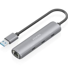 Hub USB Aisens ASUC-4P037-GR Gris