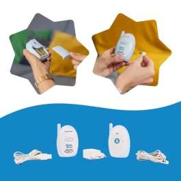 Badabulle Vigilabebés Audio 300m - Alarme Sonore et Visuelle - Compact et Facile à Utiliser