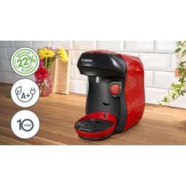 Bosch TASSIMO T10 Happy Machine à café rouge multi-boissons 1400W - 0,7L - Nettoyage automatique