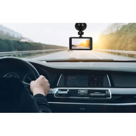 Sencor SCR 4400 Caméra de voiture 4K - Boîtier mince compact, angle 170°, capteur G, écran LCD 3", enregistrement de stationnement, détection de mouvement