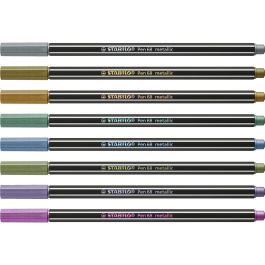 Ensemble de Marqueurs Stabilo Pen 68 metallic 8 Pièces Multicouleur