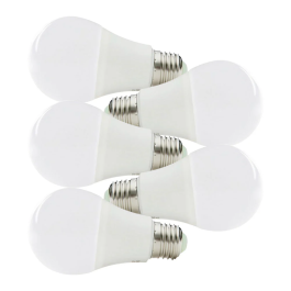 Pack 5 Ampoules LED E27 9W 1000Lm 4200K 40.000H HO-ED-B3-E27-9W-W-PK5-AP