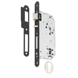 Tesa Serrure Antipanique 2030FRS6RNE Entrée 60mm Finition Nickel pour Portes Bois