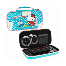 Konix Housse de Protection et Transport pour Nintendo Switch 2, Switch et Switch OLED - Sac avec Filet de Rangement 8 Jeux - Motif Hello Kitty et Thé - Bleu Precio: 38.544. SKU: B18JJP4AH3