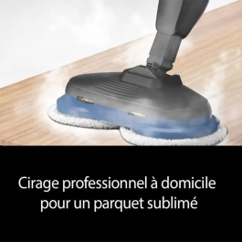 Eziclean Nettoyeur Vapeur STEAM WAVE 360 - 1200W - 450ml - EZI3760372559175 - Noir/Bleu