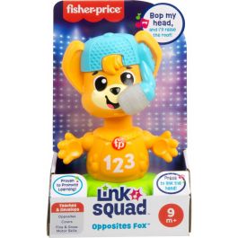 Fisher-Price Juguete musical de desarrollo Link Squad Fox Opposites HYK94
