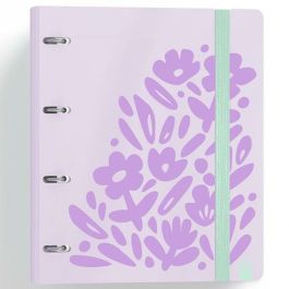 Reliure à anneaux Carchivo CARPEBLOCK Mauve A4 (8 Unités)