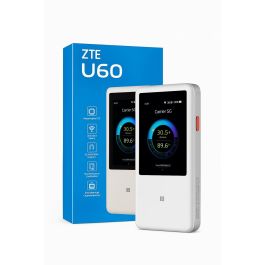 Router ZTE U60 Blanc Noir 3G 4G 5G Wi-Fi 5 GHz Wi-Fi 6 GHz Wi-Fi 4