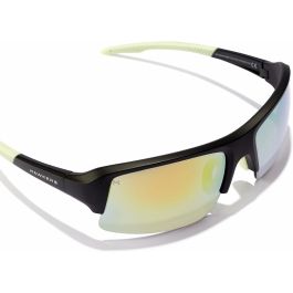 Lunettes de soleil Unisexe Hawkers Bat Ø 45 mm Jaune Noir