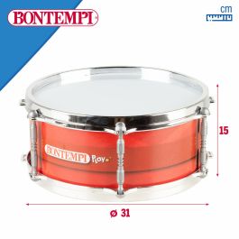 Tambour Bontempi Plastique 31 x 15 x 31 cm Rouge (4 Unités)
