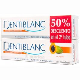 Dentiblanc Dentifrice Blanchissant Intensif à la Papaye Pack 2 x 100 ml Precio: 14.8899996. SKU: B13GPWVYK4