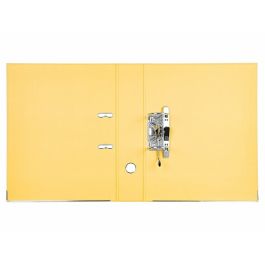 Reliure à anneaux Liderpapel AZ29 Jaune A4