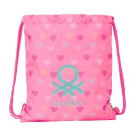 Sac à dos serré par des ficelles Benetton Heart Rose 35 x 40 x 1 cm Precio: 19.152. SKU: B1A9B75FGK