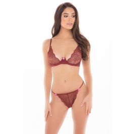 Ensemble de Lingerie René Rofé Rouge (M/L)