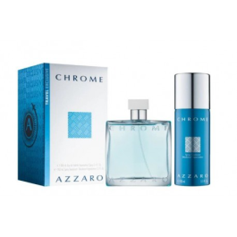 Set Chrome Edt 100 + Deo Spray 150 mL = 300 mL