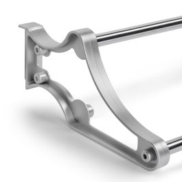 Emuca Range-chaussures Self pour intérieur d'armoire, Peint en aluminium, Acier et Plastique.