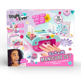 Canal Toys Style 4 Ever Set de Manucure Bloom OFG 364 - Set de manucure fleuri complet avec 2 piles AA