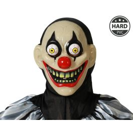Masque de clown tueur rigide avec yeux exorbités et dents jaunes pour Halloween et costumes effrayants Precio: 10.6899996. SKU: B13KNHJYYZ