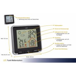 Station Météorologique Multifonction TFA Dostmann Life35.1153.01 Noir