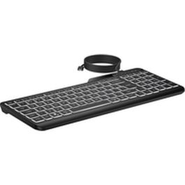 clavier et souris HP 7N7C1AA Noir Qwerty US Espagnol Qwerty