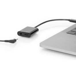 DIGITUS USB 3.1 Verteilerkabel Typ C-Klinke St/Bu/Bu 0.2m sw