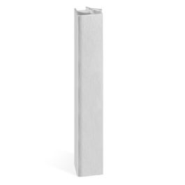 HERRAJES ALK Angle Rigide ZESIO Réversible 90° Argent/Blanc/Noir, Hauteurs 80-164mm, Finitions Aluminium/PVC ou Melamine/PVC, Set de 250 Precio: 219.5000004. SKU: B1DQAQ245E