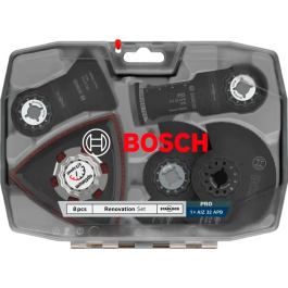 Bosch Professional Coffret de Lames Rénovation - 8 Pièces pour Outils Oscillants Multifonctions