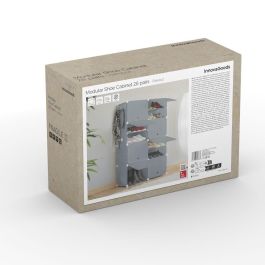 Rangement Modulaire Portable pour Chaussures InnovaGoods Gris