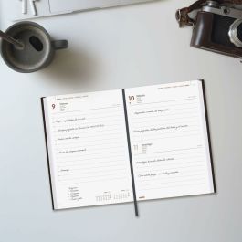 Agenda Finocam DYNAMIC MILANO Noir A5 21 x 27 cm 2026