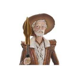 Figurine Décorative Home ESPRIT Marron Argenté 9 x 8 x 25 cm