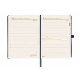 Agenda Finocam MÍNIMAL TEXTURA Bleu 11,8 x 16,8 cm 2026