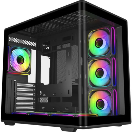 Cooler Master Elite 600 Black Boîtier PC Moyen Tour avec 7 Ventilateurs ARGB Préinstallés, Hub de Contrôle, Panneau en Verre Trempé et Connectique USB Type-C Precio: 149.256. SKU: B1DMRY83WX
