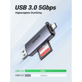Lecteur de Cartes Ugreen 50706 Argenté