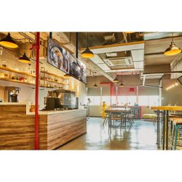 Equip Deckenhalterung 45"-55"/2TFT je 50kg 1Gelenk neig. sw lite Retail (Speditionsversand)