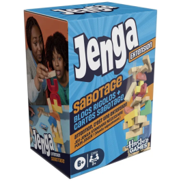 Hasbro Gaming Pack d'Extension Jenga Sabotage - Jeu d'Ambiance Familial et Stratégique pour Enfants de 6 Ans et Plus Precio: 30.636. SKU: B15TA64SBB