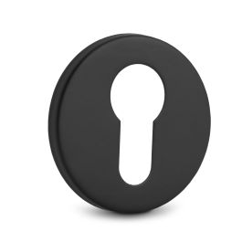 JANDEL Rosace de Serrure Zamak Ø50x5mm - Noir, Laiton Mate, Chrome, Blanc, Anthracite