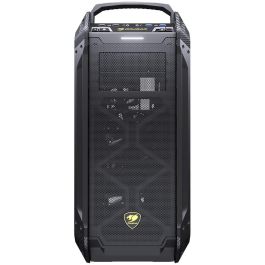 Cougar CGR-6AMKB-G - Boîtier PC Gaming Full-Tower Noir, Mesh, Verre Trempé, Support ATX/EATX/micro-ATX/Mini-ITX, Gestion des Câbles, 8 Slots, Refroidissement Avancé
