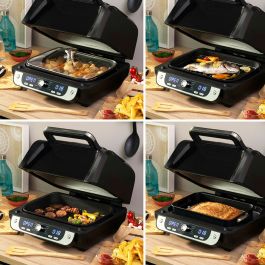 Pack Paniers en Silicone avec Pinceau pour Friteuses à Air et Friteuse à Air avec Gril, Accessoires et Livre de Recettes InnovaG