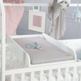 Roba Cambiador + Matelas Roba Style pour lit bébé - Blanc / Gris - ROB4005317325064