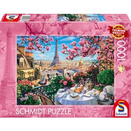 Schmidt Spiele - Puzzle Petit-déjeuner à Paris 1000 Pièces - Dès 12 ans - Paysage détaillé pour la détente Precio: 38.004. SKU: B13F7B3NC4