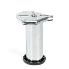 CAMAR Pied Nivelador Zmk/Abs 308 H80 80mm Zamak ABS Gris Métallique