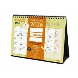 Calendrier de bureau Finocam Multicouleur Papier 21 x 15 cm