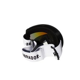 Brown Labrador Lunettes de ski unisexe, lot de 2 paires, protection UV