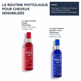 Phyto Laque Végétale Fixation Moyenne-Forte 150 ml - Maintien Longue Durée, Légère, Sans Résidus, Coiffure Naturelle