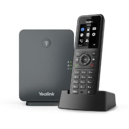Yealink W77P Téléphone IP Sans Fil Noir avec Résistance aux Chocs et aux Éclaboussures, 50m