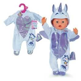 Baby Born Grenouillère Licorne pour poupons 43 cm, avec capuche, ailes et détails scintillants Precio: 42.756. SKU: B1B3AKENEK