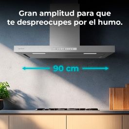 Hotte Conventionnelle Cecotec Bolero Flux TT 908000 Slim 90 cm Blanc A++ 3 vitesses