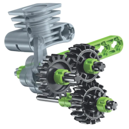 Clementoni - Jeu de construction modélisme - Motocross Xtrem - Coffret prototype avec roues et système de direction fonctionnel