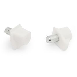 HERRAJES ALK Support Étagère Plastique Blanc D5mm (Set de 100) Precio: 31.95. SKU: B1J5RK8TRR