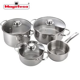 Batterie de Cuisine Magefesa DUX7PCS Argenté 7 Pièces